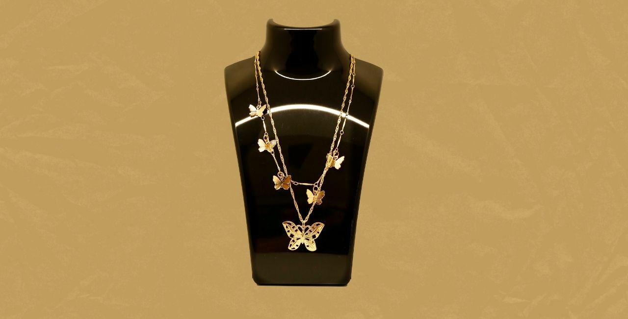 Butterfly Gold Necklace